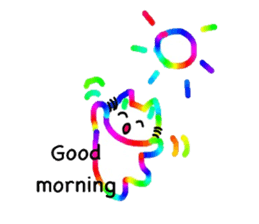 Mr. rainbow cat sticker #6614281