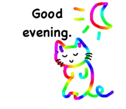 Mr. rainbow cat sticker #6614282