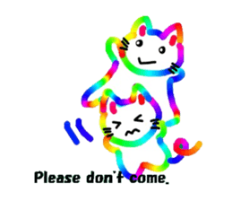 Mr. rainbow cat sticker #6614290