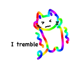 Mr. rainbow cat sticker #6614292