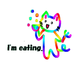 Mr. rainbow cat sticker #6614299