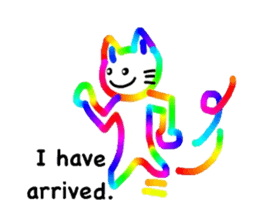 Mr. rainbow cat sticker #6614302