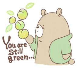 Cute mouse Pickles by Torataro sticker #6614626
