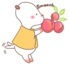 Cute mouse Pickles by Torataro sticker #6614629