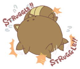 Cute mouse Pickles by Torataro sticker #6614637