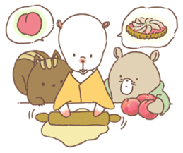Cute mouse Pickles by Torataro sticker #6614655
