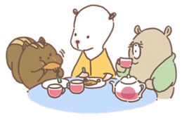 Cute mouse Pickles by Torataro sticker #6614656