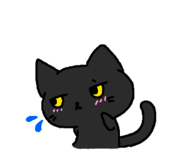 Cool black cat CHANEL sticker #6615524