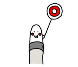 Little disgusting spotted garden eel sticker #6615721