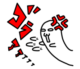 Little disgusting spotted garden eel sticker #6615735