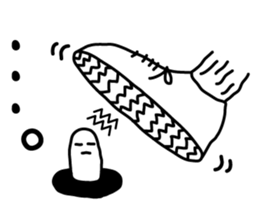 Little disgusting spotted garden eel sticker #6615741