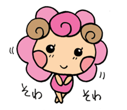 Sheep of kimi-chan sticker #6616220