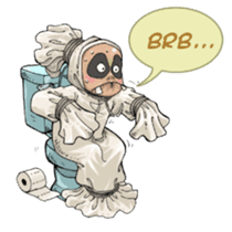 Mr. Pocong sticker #6616987