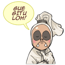 Mr. Pocong sticker #6616995