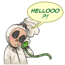 Mr. Pocong sticker #6616998