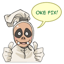 Mr. Pocong sticker #6617010