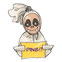 Mr. Pocong sticker #6617013