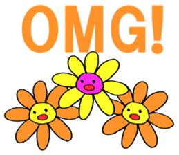 lovely cat with friends sticker #6617051