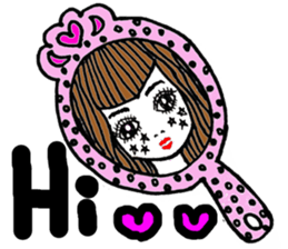 lovely cat with friends sticker #6617063