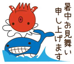 This is the Osaka food (takoyaki)japan sticker #6617585