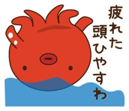 This is the Osaka food (takoyaki)japan sticker #6617609