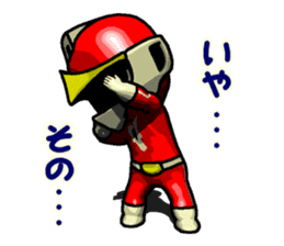Sticker of Red Hero 2 sticker #6618153