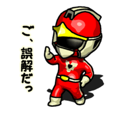 Sticker of Red Hero 2 sticker #6618154