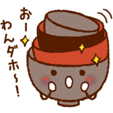 Japanese Bowls 'OWAN' [Oh! wonderful] sticker #6618304