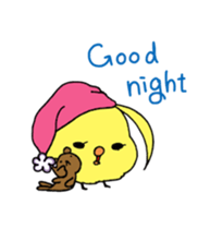 By sleepy today Nemutori's English ver sticker #6618361