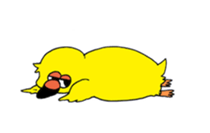 By sleepy today Nemutori's English ver sticker #6618375