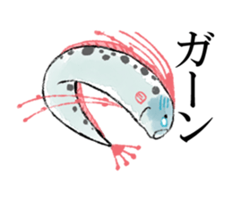 Loose deep sea fish sticker #6618747