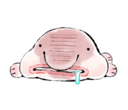 Loose deep sea fish sticker #6618757