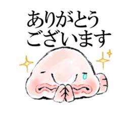 Loose deep sea fish sticker #6618759