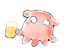 Loose deep sea fish sticker #6618768