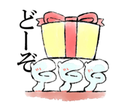 Loose deep sea fish sticker #6618782