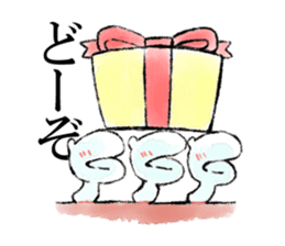 Loose deep sea fish sticker #6618782