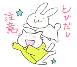 Hoodie-cat returns. sticker #6618840