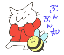 Hoodie-cat returns. sticker #6618843