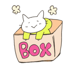 Hoodie-cat returns. sticker #6618846