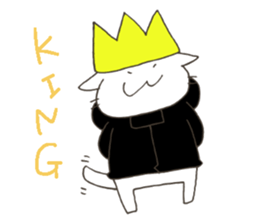 Hoodie-cat returns. sticker #6618848