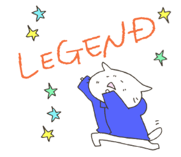 Hoodie-cat returns. sticker #6618849