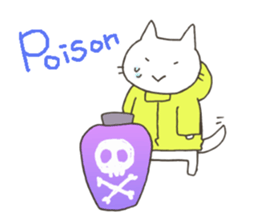 Hoodie-cat returns. sticker #6618850