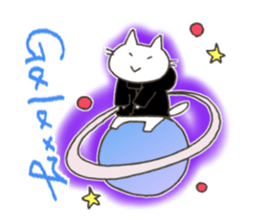 Hoodie-cat returns. sticker #6618851