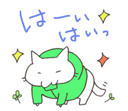 Hoodie-cat returns. sticker #6618858