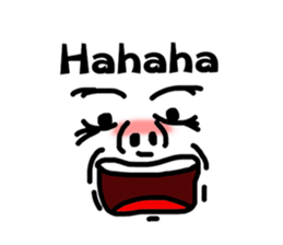 Funny Ugly Face sticker #6618947
