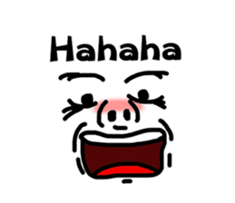 Funny Ugly Face sticker #6618947