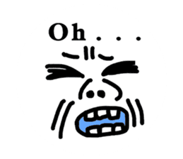 Funny Ugly Face sticker #6618951
