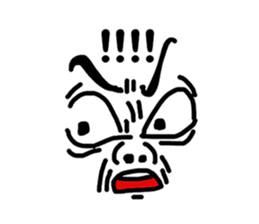 Funny Ugly Face sticker #6618956