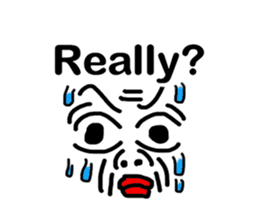Funny Ugly Face sticker #6618958