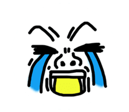 Funny Ugly Face sticker #6618960